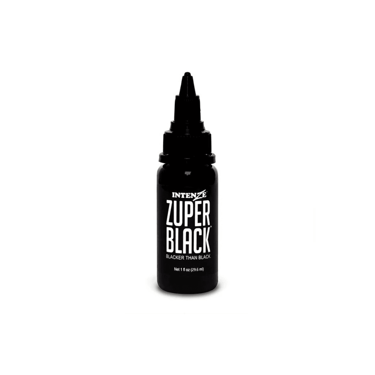 Frasco de tinta preta para tatuagem