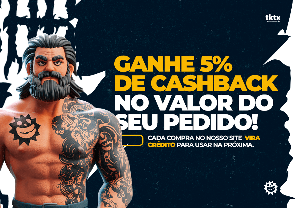 Promoção de cashback em compras online.