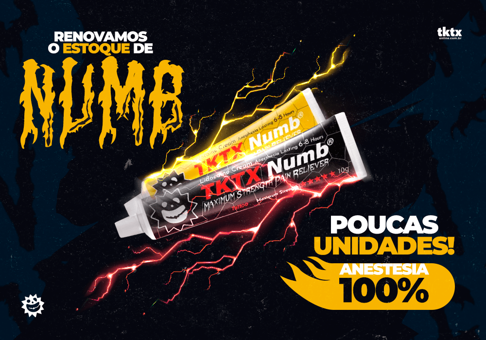 Reabastecimento de Numb: anestesia forte, poucas unidades.